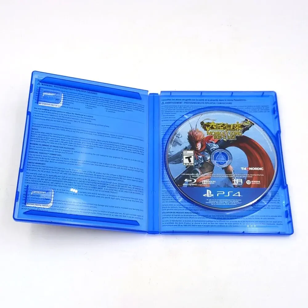 3 Sony PS4 Game Lot Monkey King NASCAR Heat 4 Kingdom Hearts III Tested Works